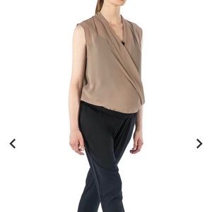 Attesa chiffon maternity and nursing jumpsuit